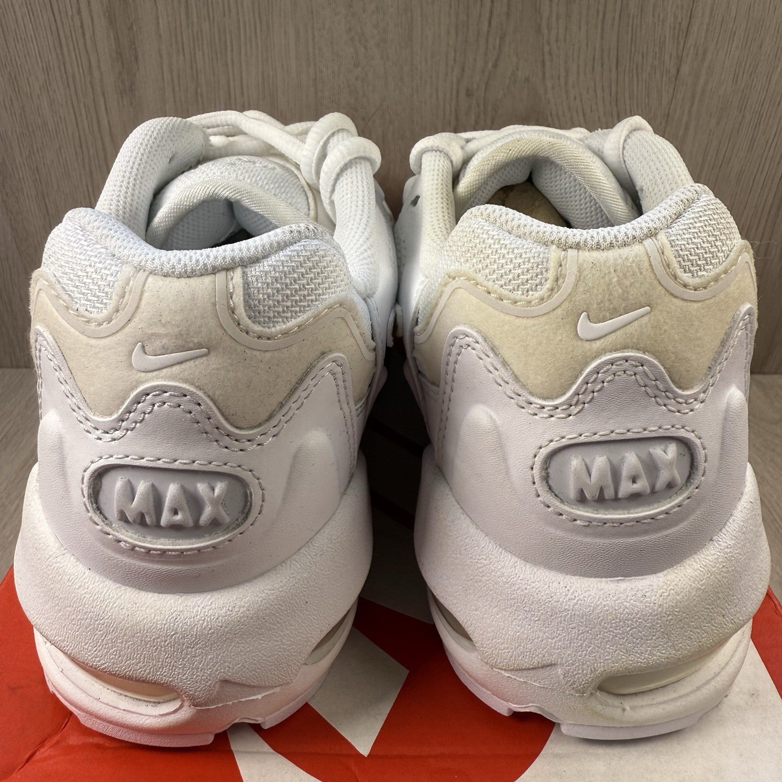 Nike Air Max 96 II Trainers Triple White Size UK7 DM2361-10010