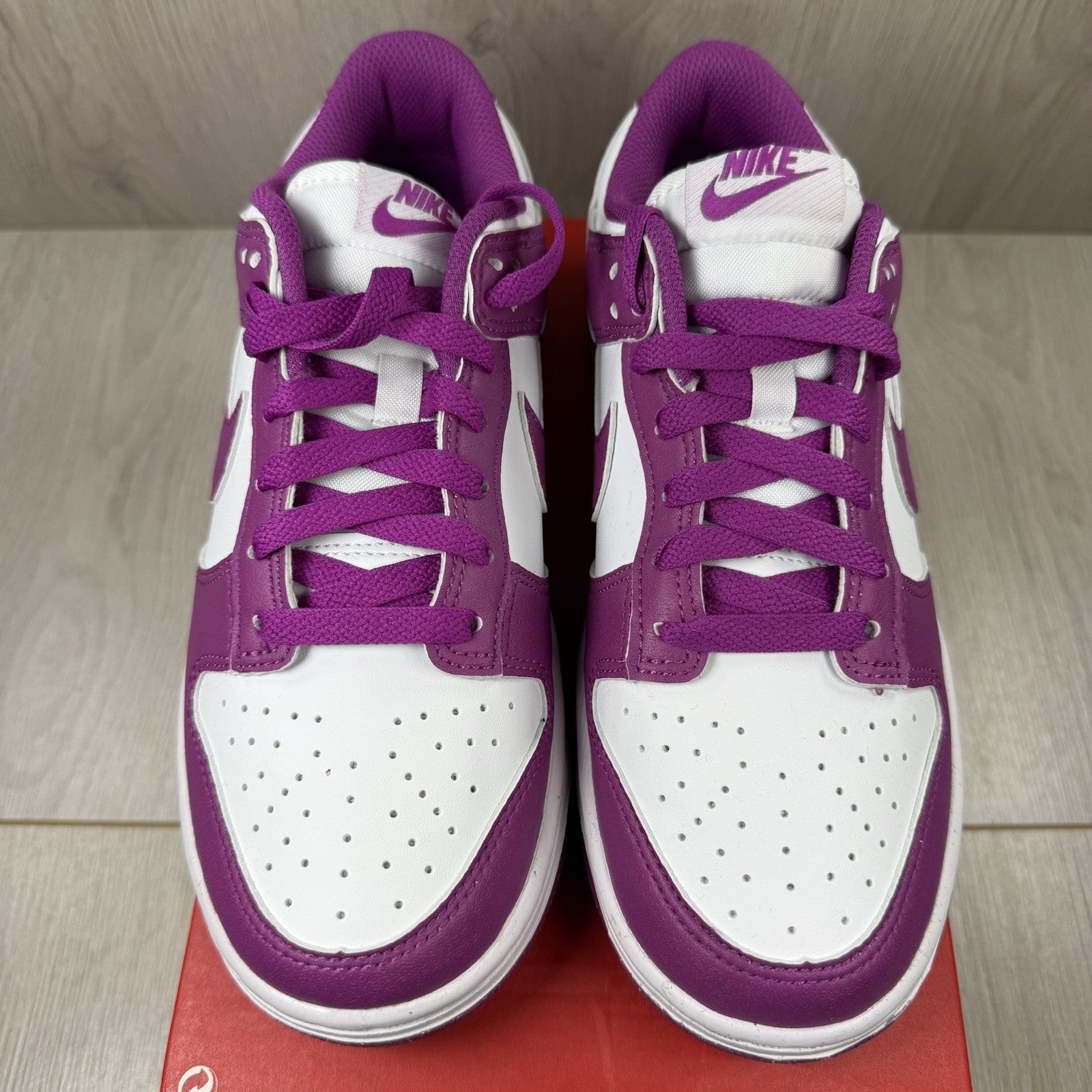 Nike Dunk Low Next Nature Trainers Hot Fuchsia Size UK4.5 DD1873-1102