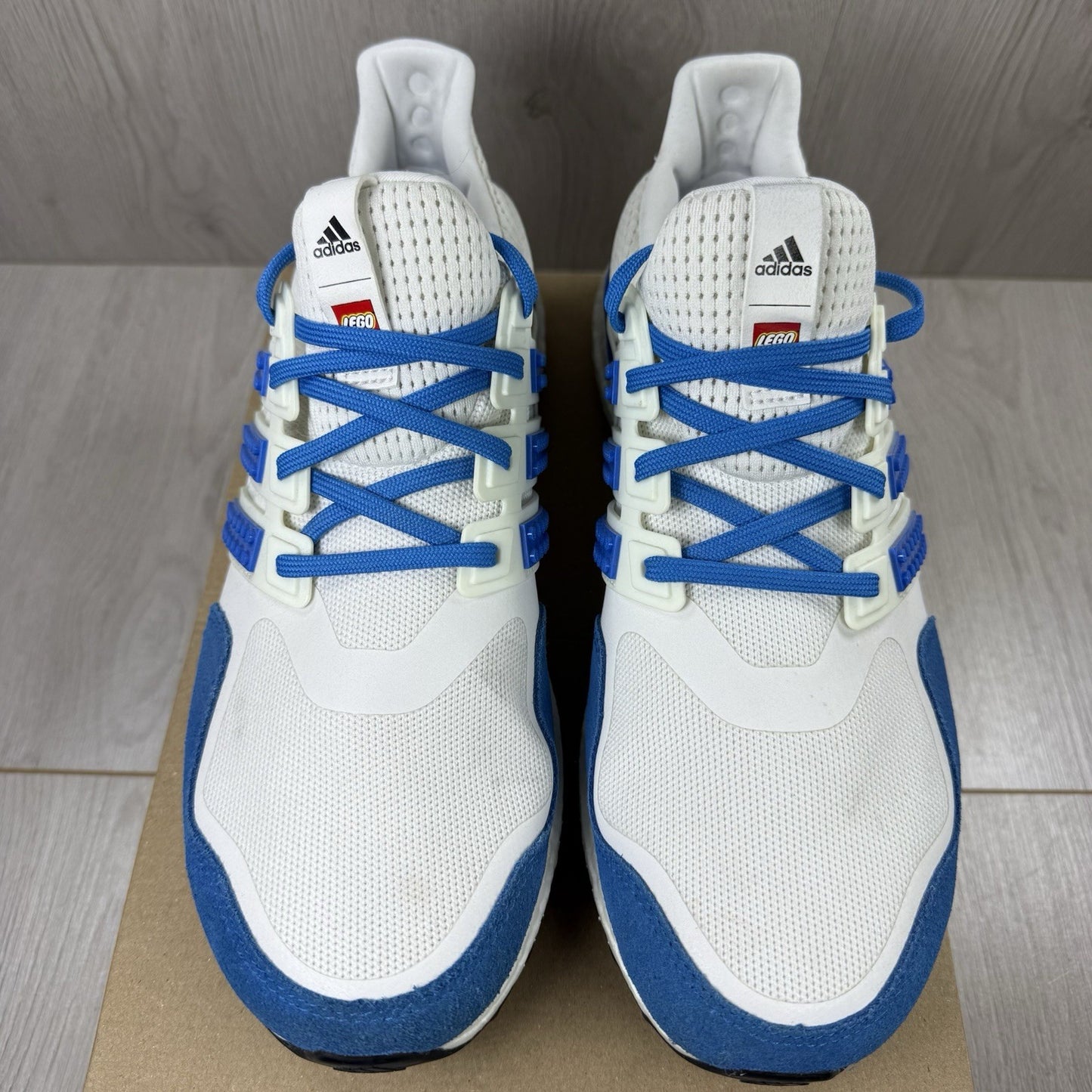Adidas LEGO Ultra Boost White Blue Colour Pack Size UK8.5 H679522
