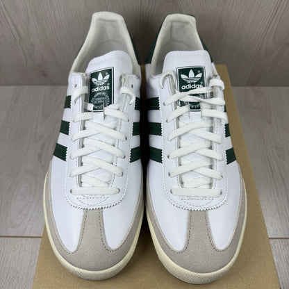 Adidas Jeans Trainers White Green Gum Size UK9 BB74402