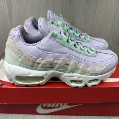 Nike Air Max 95 Trainers Lavender Easter Size UK4 CZ1642-5009