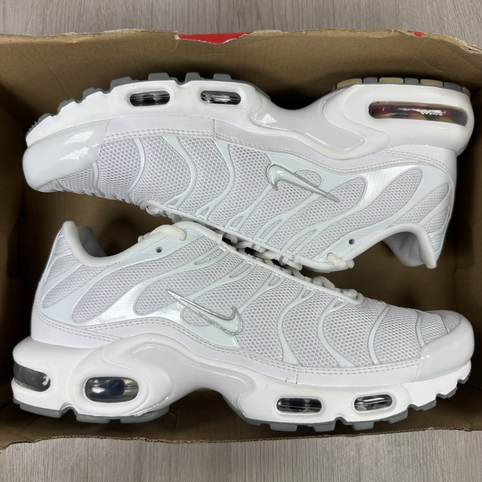Nike Air Max Plus TN Trainers White Size UK7 604133-1398