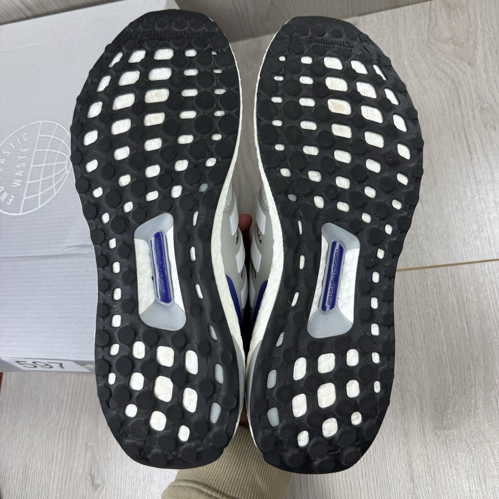 Adidas Ultra Boost 1.0 Trainers White Legacy Indigo Size UK7.5 GZ04485