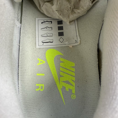 Nike Air Max 1 87 Trainers Volt Suede White Size UK6.5 DZ2628-1006