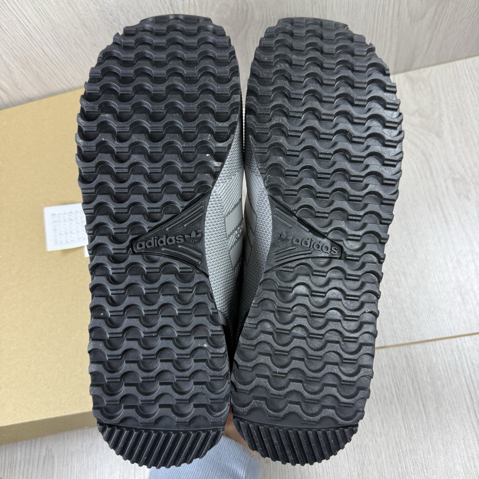 Adidas ZX 750 Woven Trainers Triple Grey Size UK9 GY392411