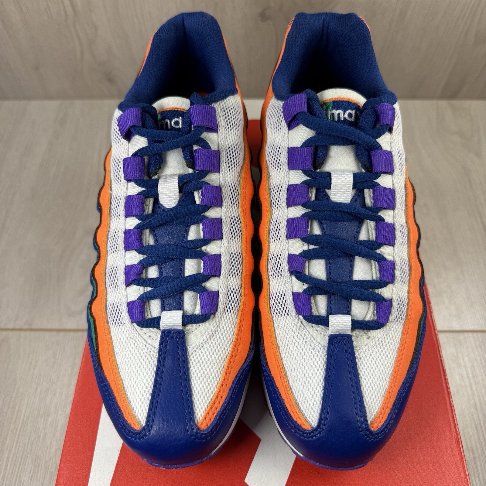 Nike Air Max 95 Trainers Gym Neptune White Size UK3.5 307565-4122