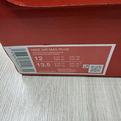 Nike Air Max Plus TN Trainers Iridescent White Size UK11 HV2525-00112