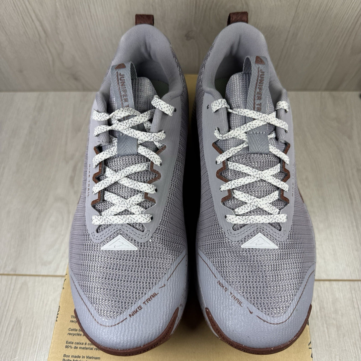 Nike Juniper Trail 3 Trainers Cement Grey Dark Pony Size UK6 FQ0904-00410