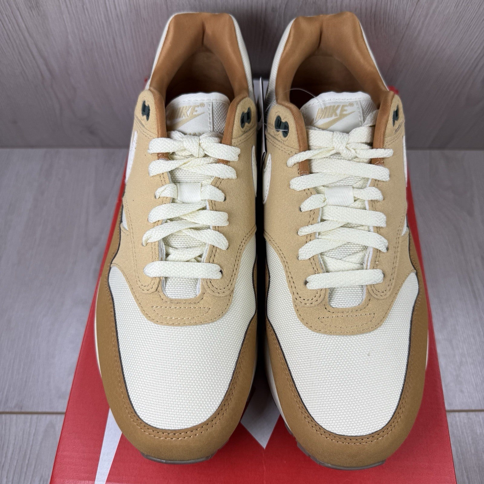 Nike Air Max 1 ‘87 Trainers Wheat Flax Size UK8.5 FZ3598-2992