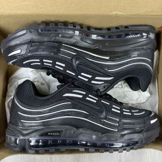 Nike Air Max TL 2.5 Trainers Black Metallic Silver Size UK8.5 FZ4110-0020