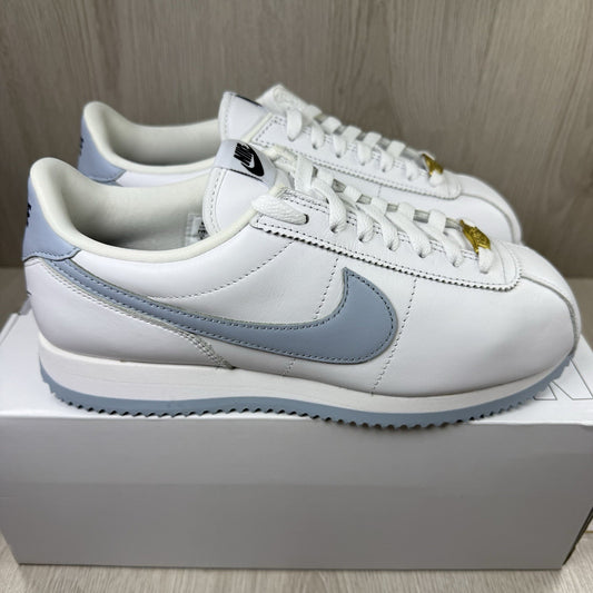 Nike Cortez Trainers White Light Blue Size UK6.5 FV9523-9000
