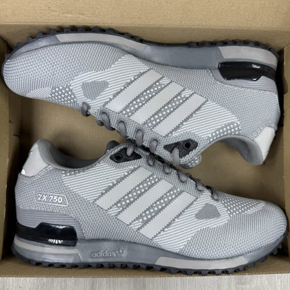 Adidas ZX 750 Woven Trainers Triple Grey Size UK9 GY39240