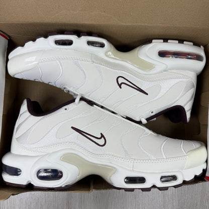 Nike Air Max Plus TN PRM Trainers Phantom Burgundy Size UK7.5 HF3181-0010