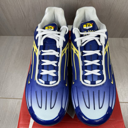 Nike Air Max Plus 3 Trainers Deep Royal Blue Size UK8 CW1417-40010