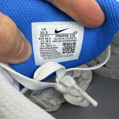 Nike Air Max 90 Trainers Pure Platinum Photo Blue Size UK9.5 FN6958-10215