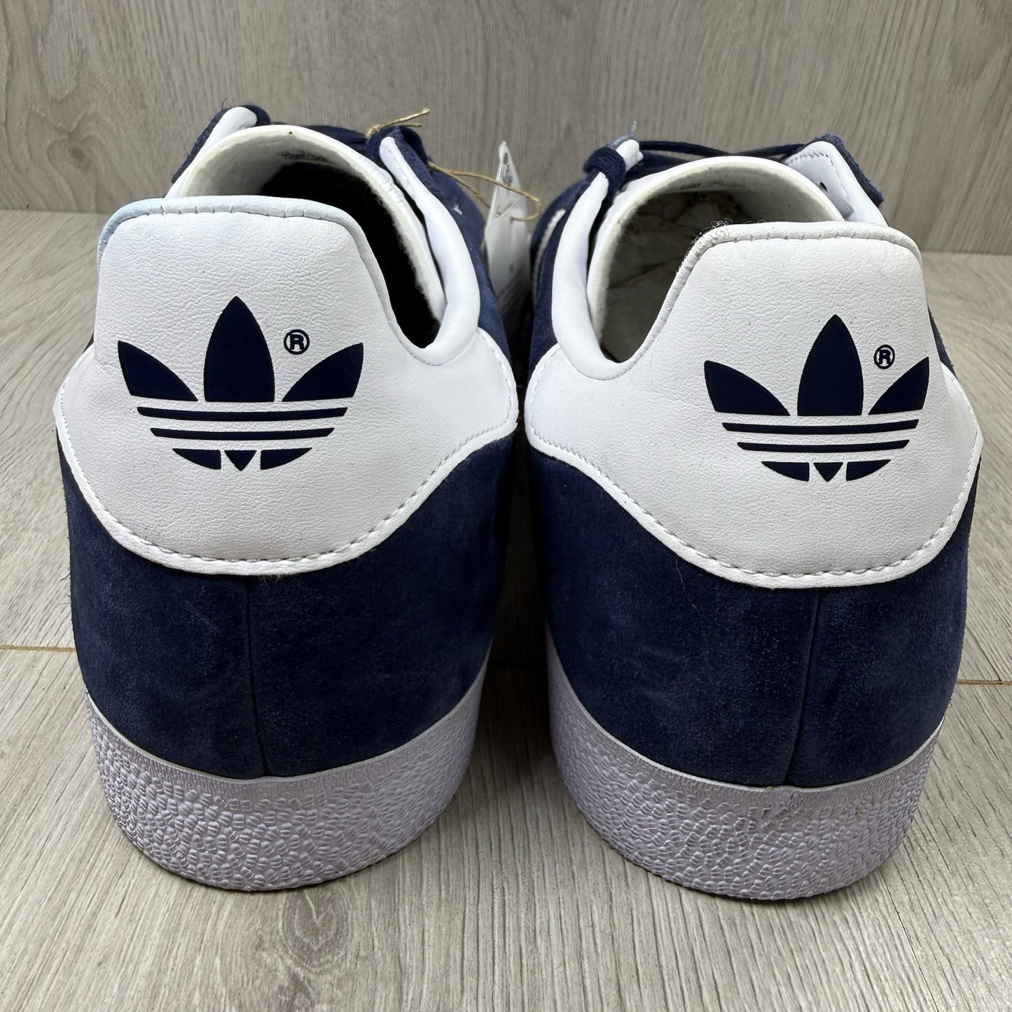 Adidas Gazelle Trainers Navy Blue White Size UK11 BB547812