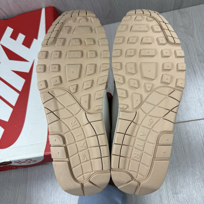 Nike Air Max 1 Trainers Summit White Bio Beige Size UK6 319986-12013