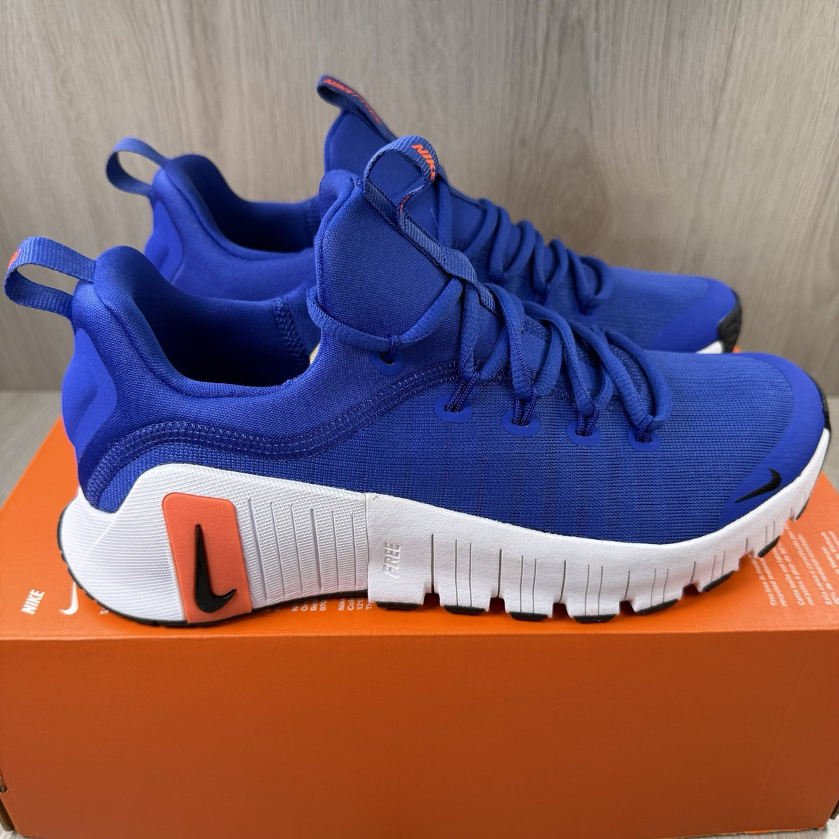 Nike Free Metcon 6 Trainers Astronomy Blue Size UK6.5 FJ7127-3019