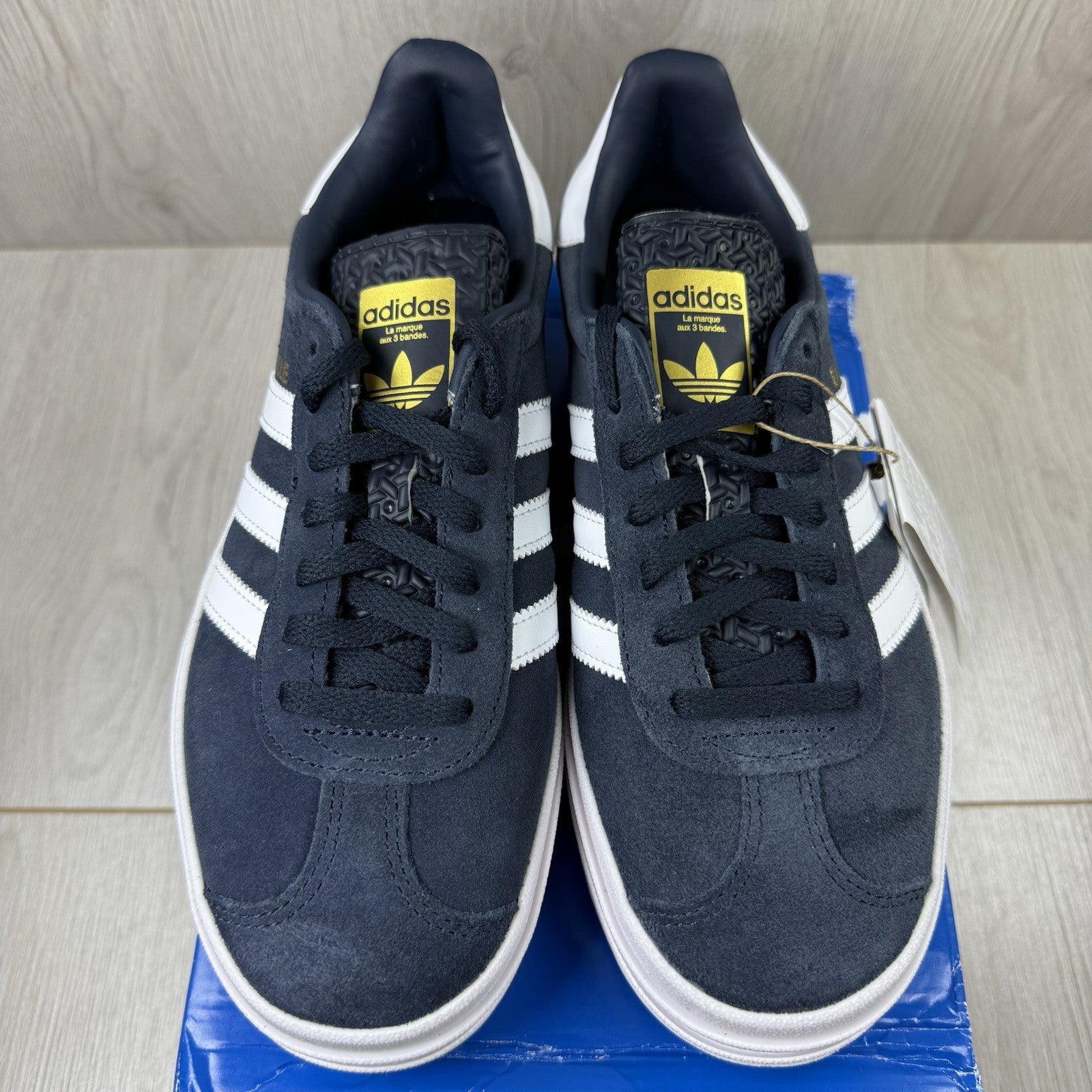 Adidas Gazelle Bold Trainers Aurora Ink White Size UK5 JQ740511