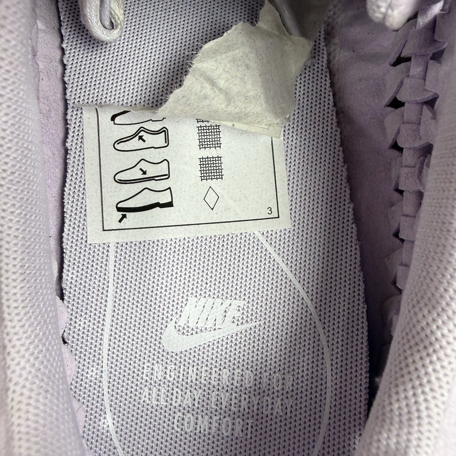 Nike Mayfly Woven Trainers Purple White Size UK8 919749-50014