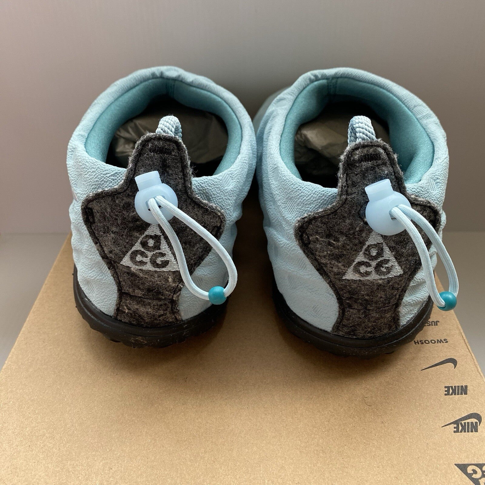 Nike ACG MOC Trainers Ocean Bliss Blue Size UK9.5 DQ6453-4002