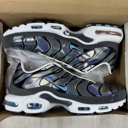 Nike Air Max Plus TN Trainers Iridescent White Size UK11 HV2525-0018