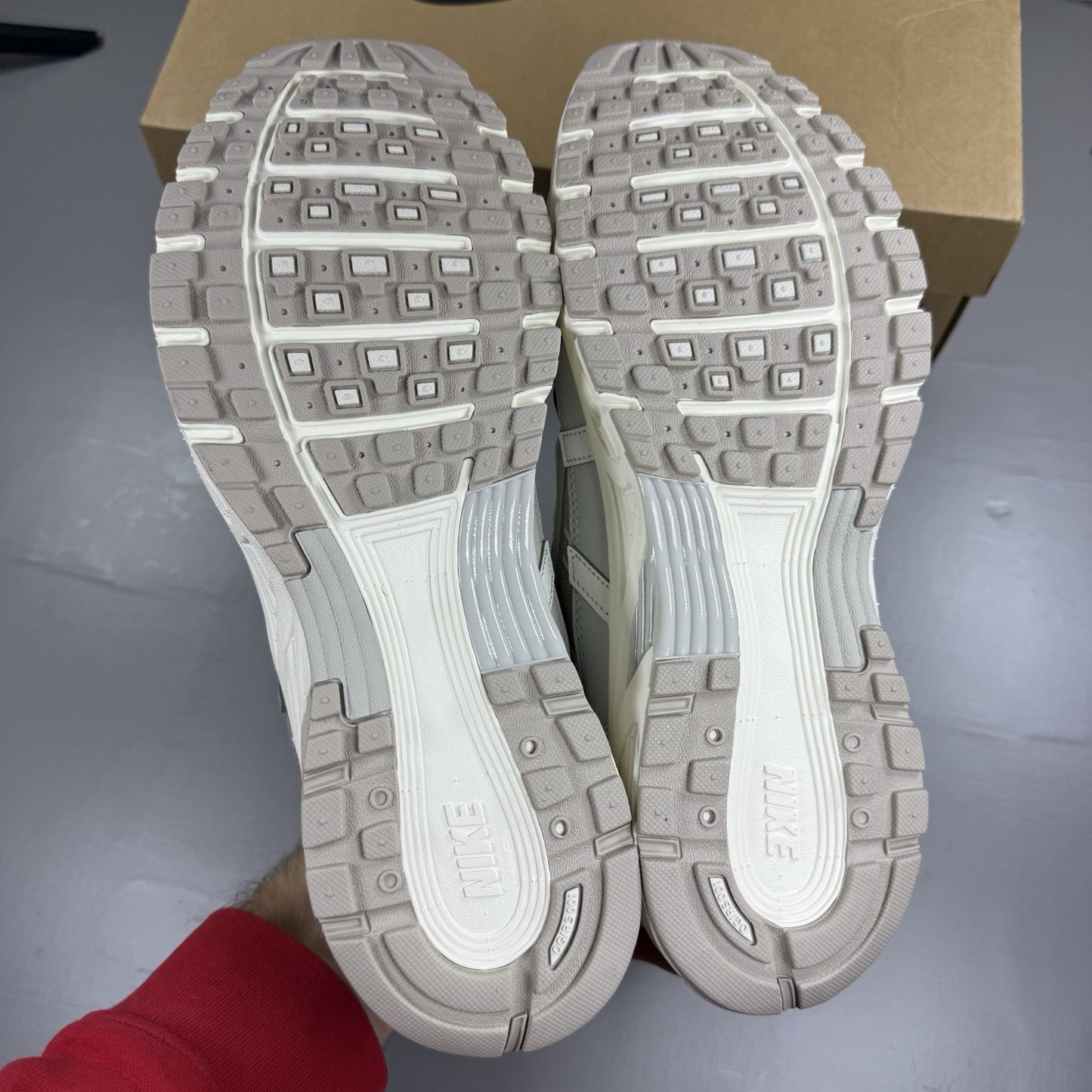 Nike P-6000 Trainers Sail Light Bone Cream Size UK8 IM5237-1009