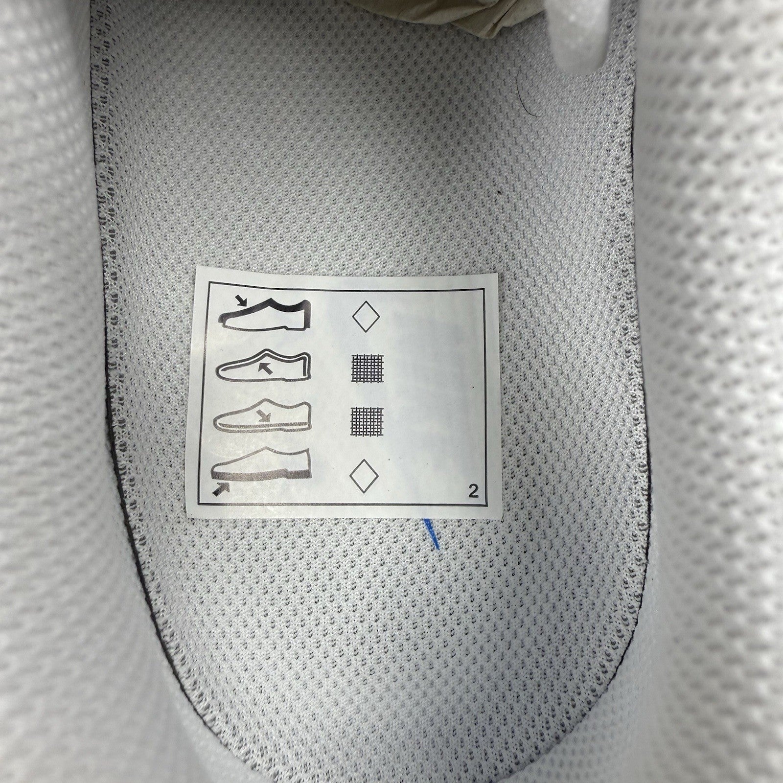 Nike Air Force 1 Low Trainers White Royal Blue UK9.5 HF3836-10014