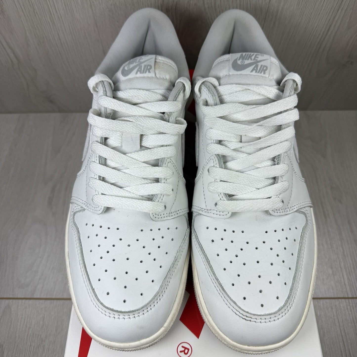 Nike Air Jordan 1 Low 85 Trainers Neutral Grey Size UK9 EU44 FB9933-1007