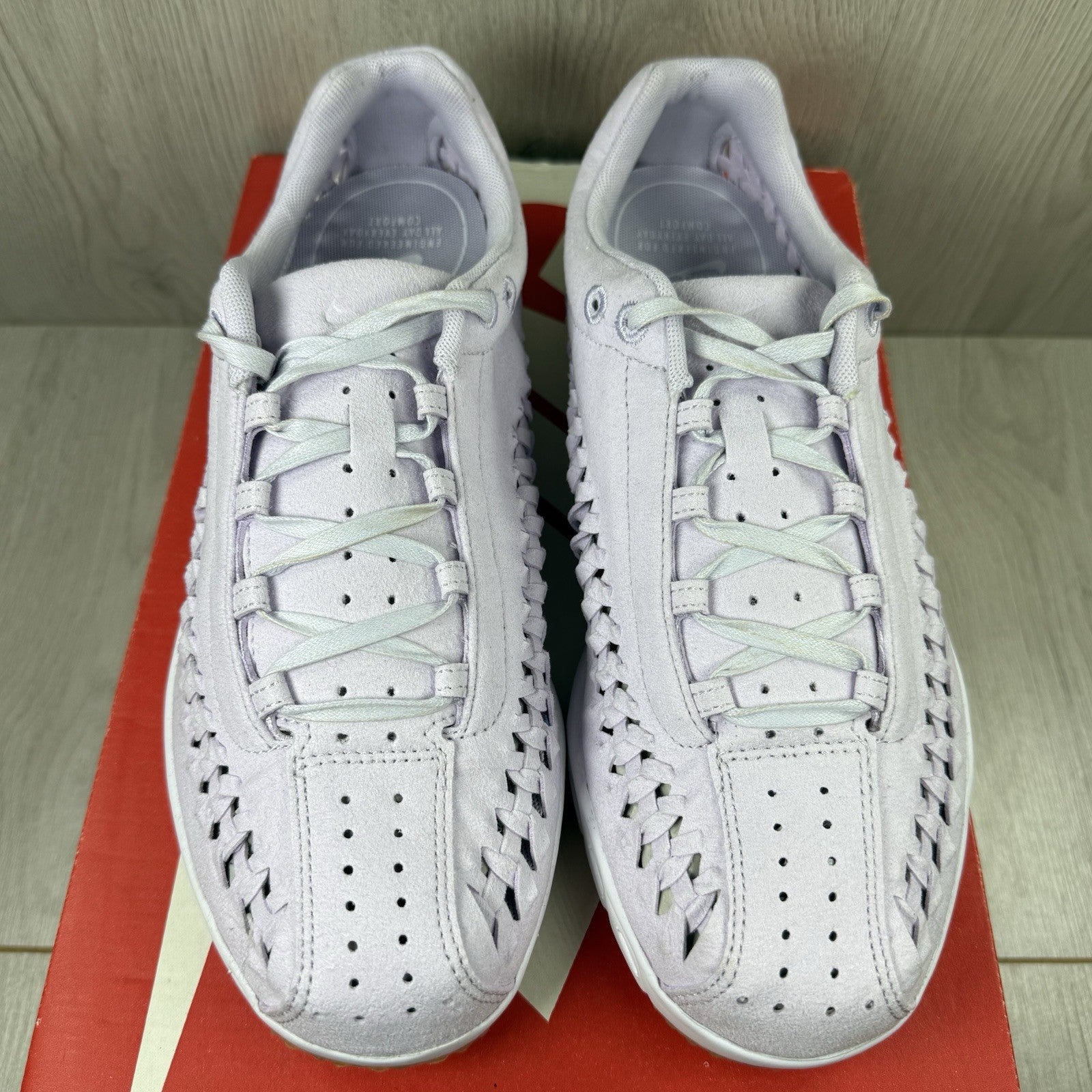 Nike Mayfly Woven Trainers Purple White Size UK8 919749-5002
