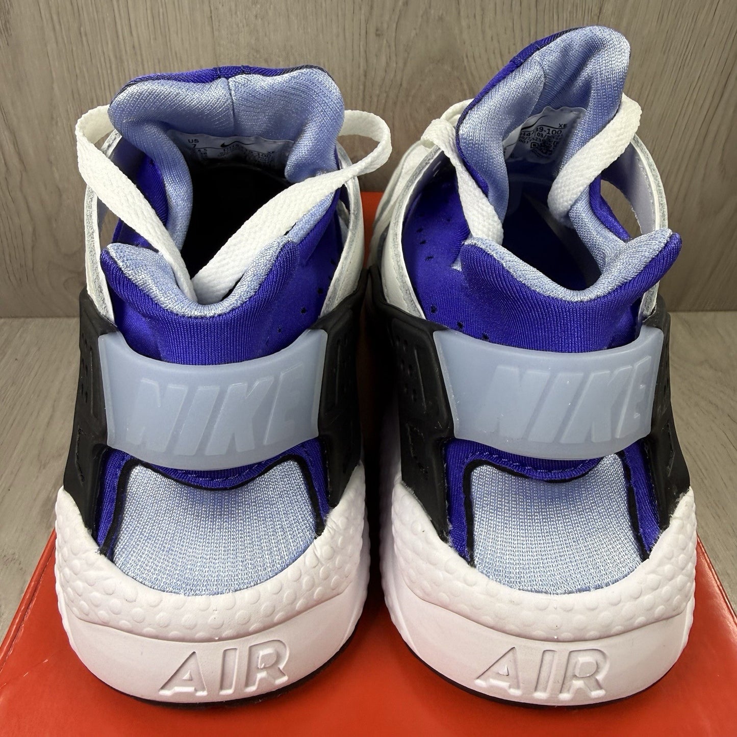 Nike Air Huarache Trainers White Concord Size UK4.5 DH4439-10011