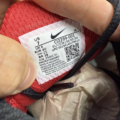 Nike TN Air Max Plus Trainers Dracula Gradient Red Grey Size UK6 CI2299-0016