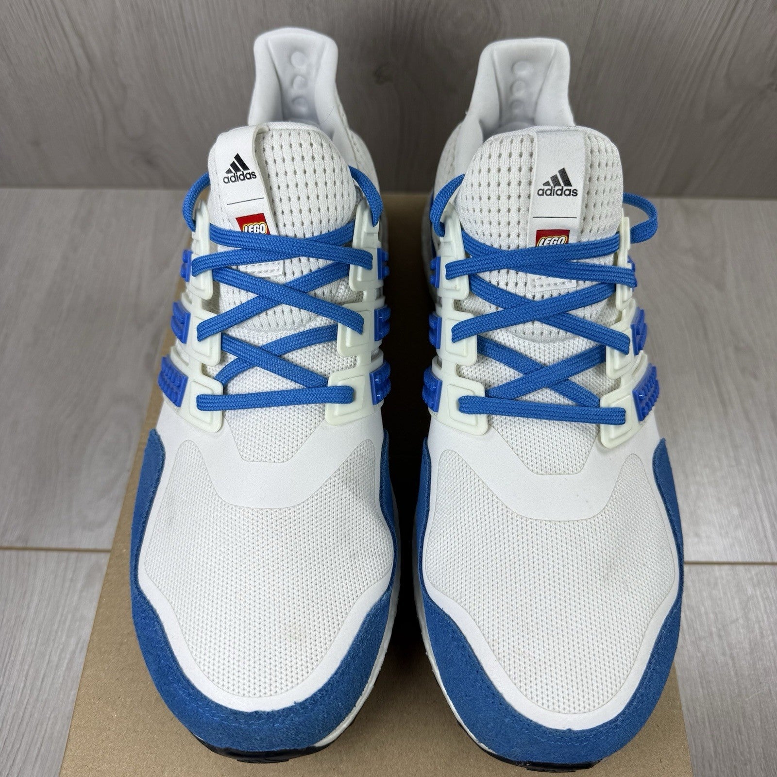Adidas LEGO Ultra Boost White Blue Colour Pack Size UK8.5 H679529