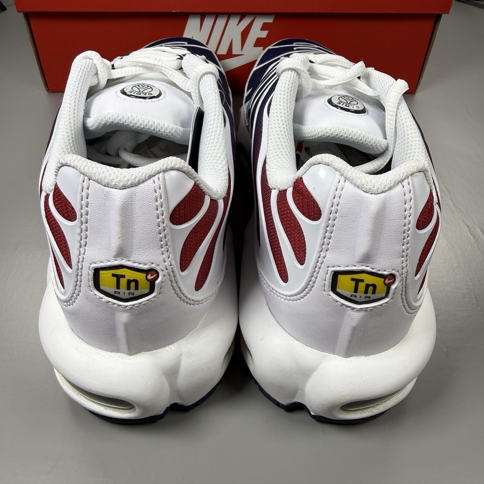 Nike Air Max Plus TN PSG Trainers White Size UK9 FZ4776-1002