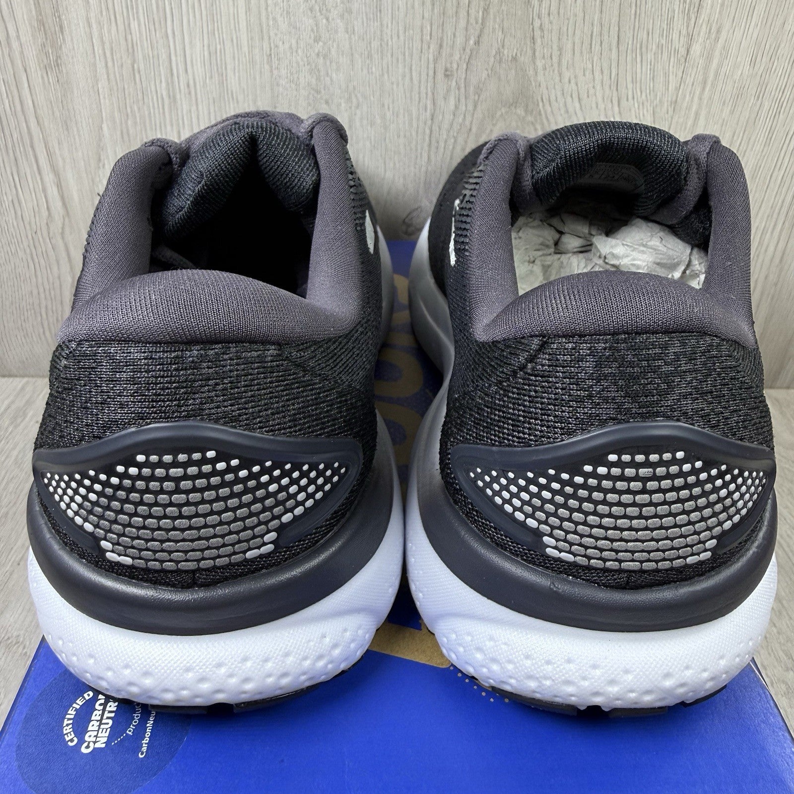 Brooks Ghost 16 Medium Trainers Black White Grey Size UK5 EU38 1204071B09011