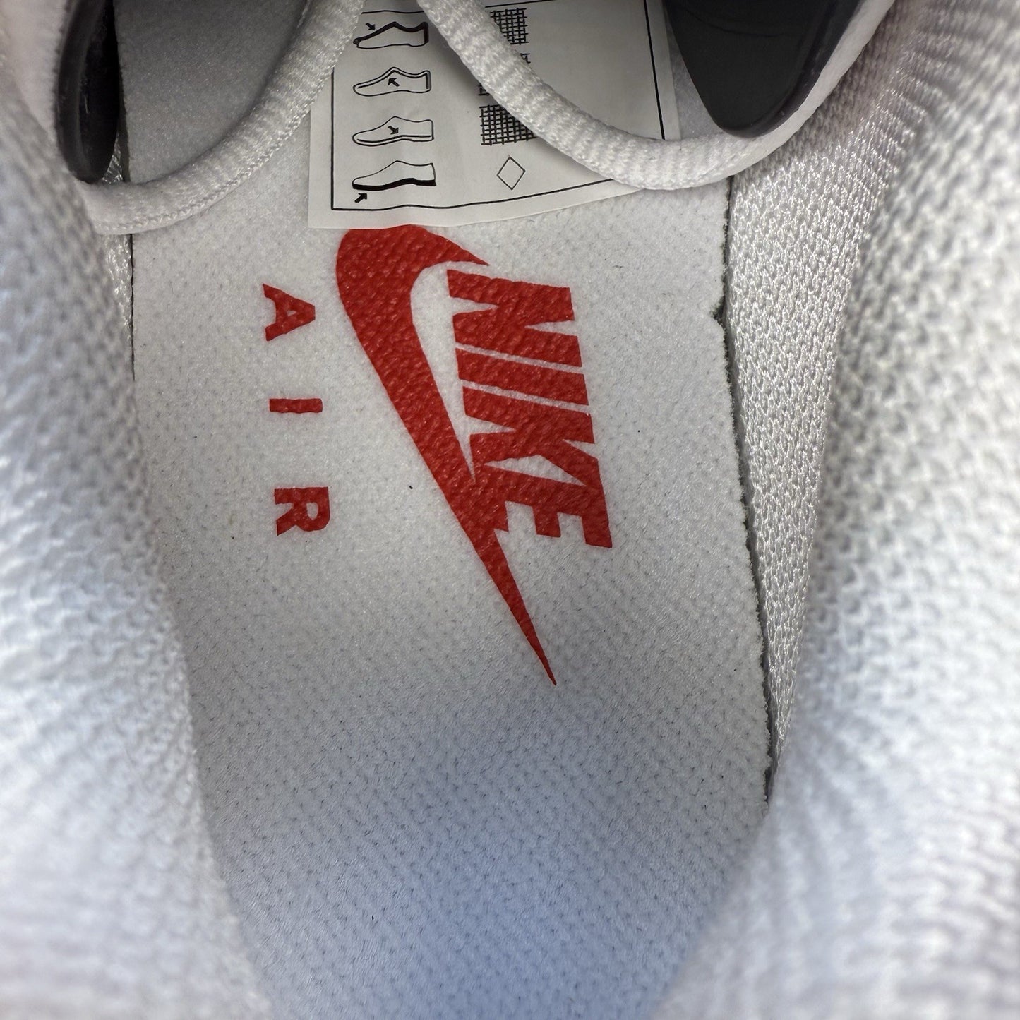 Nike Air Max Plus TN Trainers White Uni Red Size UK5.5 HM9611-10014