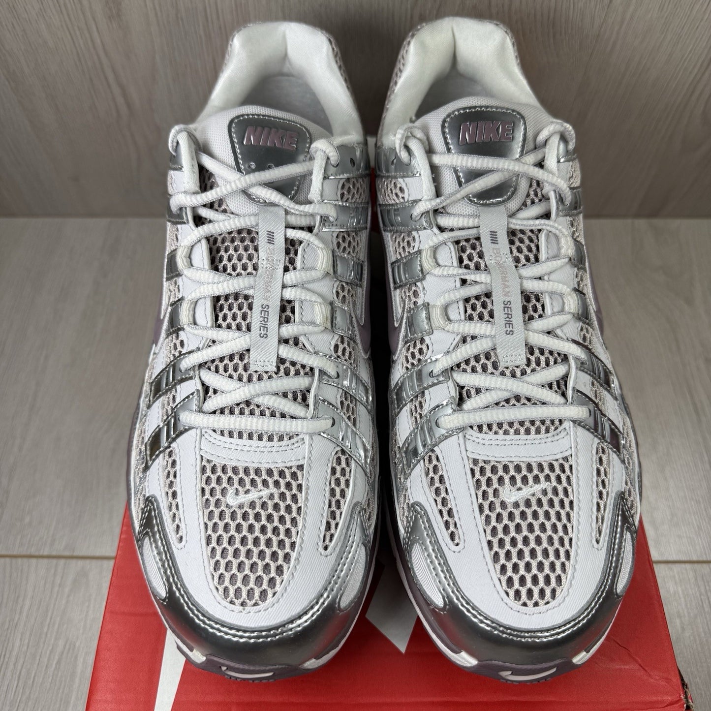 Nike P-6000 Trainers Platinum Violet Vast Grey Size UK11 IB4019-0192