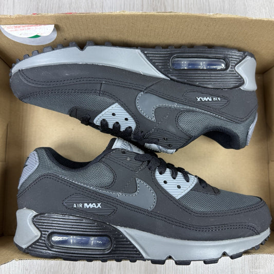Nike Air Max 90 Trainers Black Anthracite Cool Grey Size UK5.5 HM0625-0010