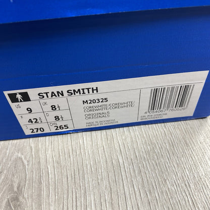 Adidas Stan Smith Trainers Core White New Navy Size UK8.5 M203254