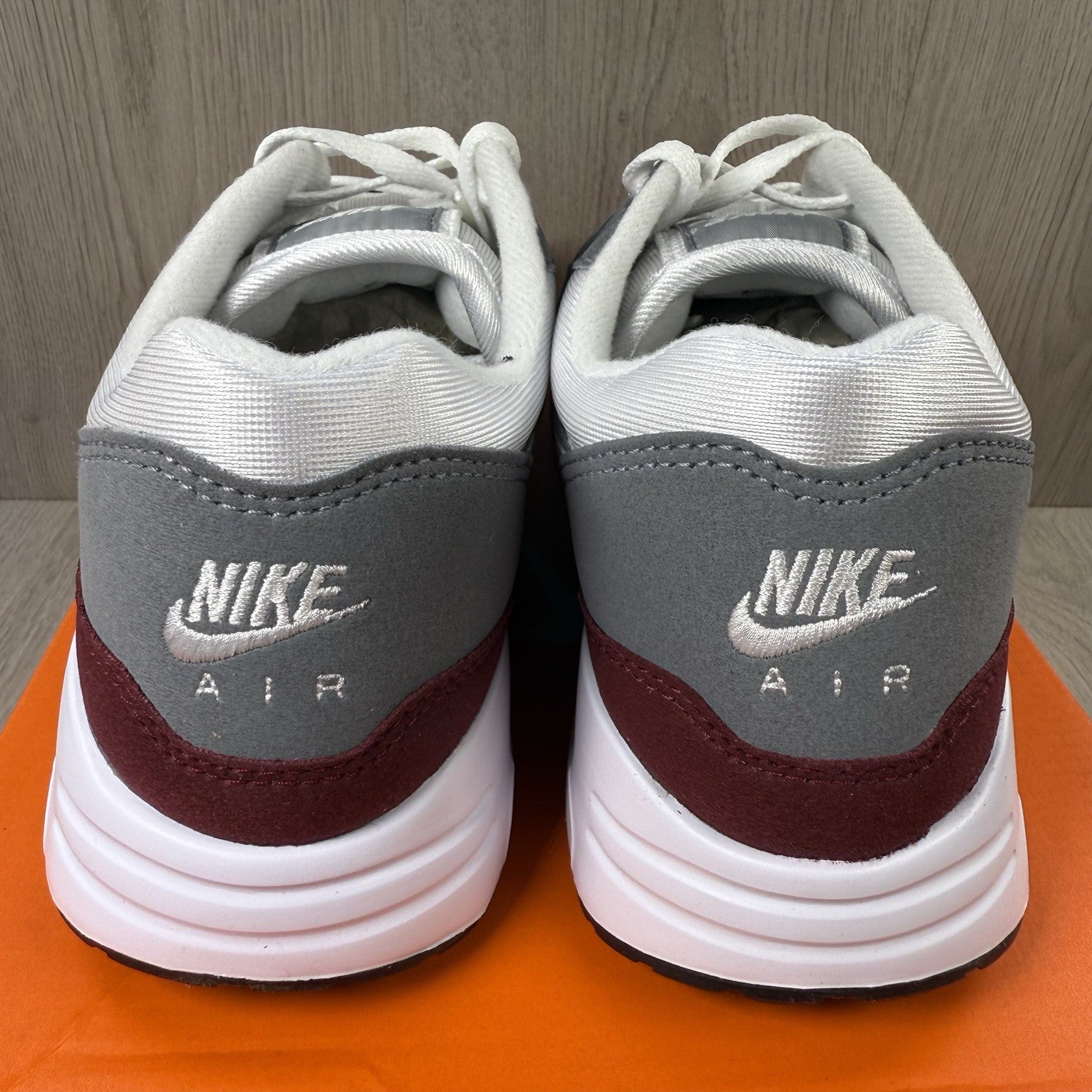 Nike Air Max 1 ‘86 Trainers Team Red Grey White Size UK8 DV1403-60011