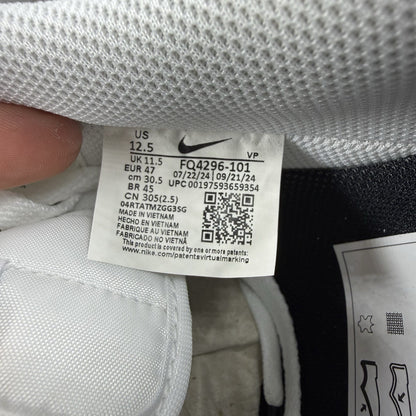 Nike Air Force 1 Low Trainers White Black Size UK11.5 F04296-10114