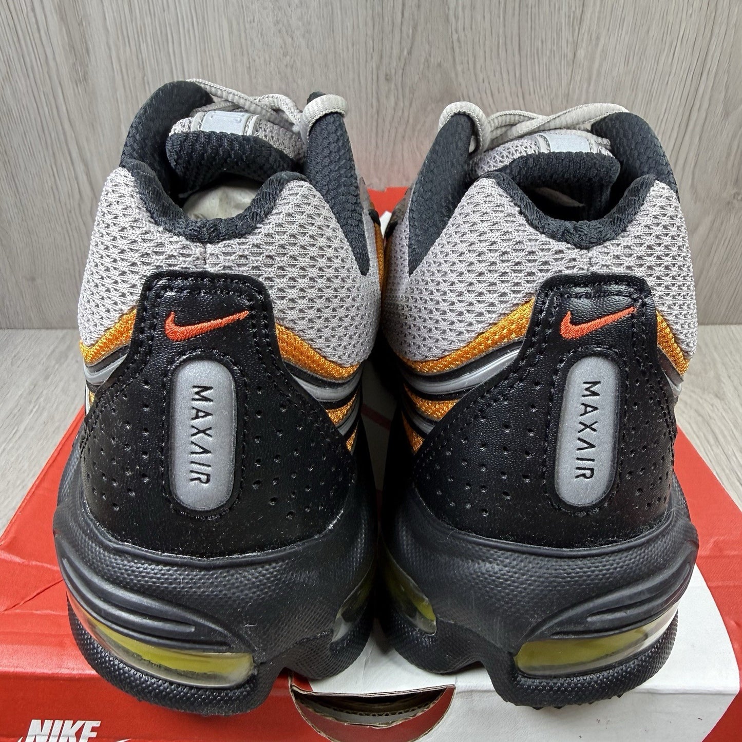 Nike Air Max TL 2.5 Trainers College Grey Picante Red Size UK7.5 FZ4110-00611