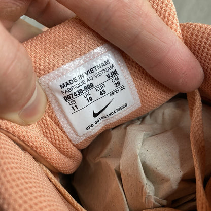 Nike Air Max 90 Trainers Peach Orange White Size UK10 D07430-9005