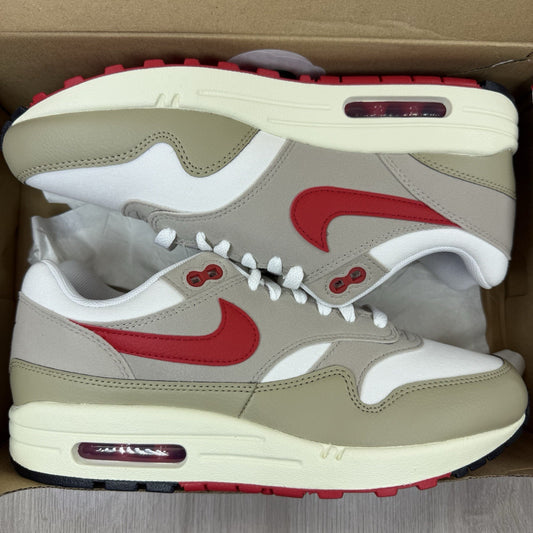 Nike Air Max 1 Since ‘72 Trainers White Beige Size UK7.5 HF4312-1000