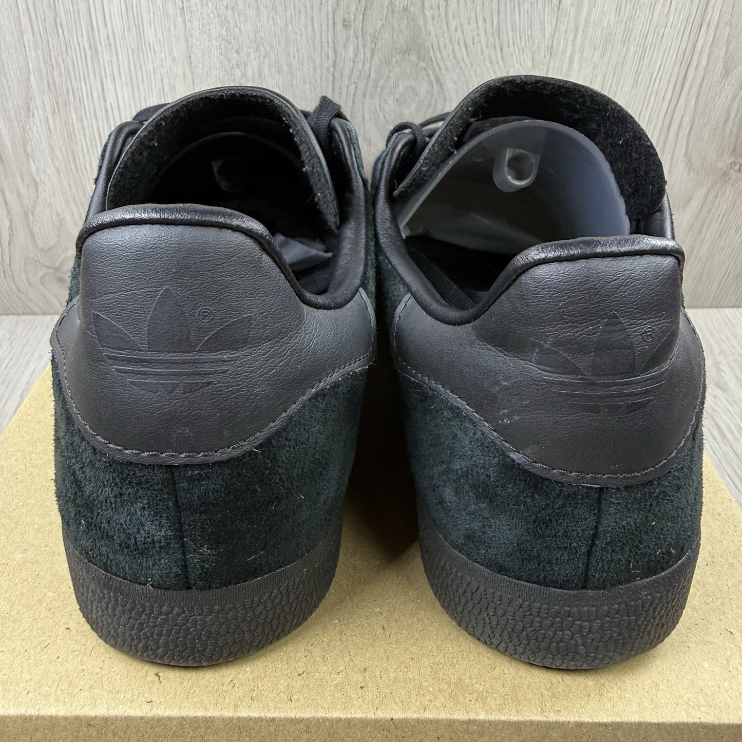 Adidas Gazelle Trainers Triple Core Black Size UK9 CQ28093