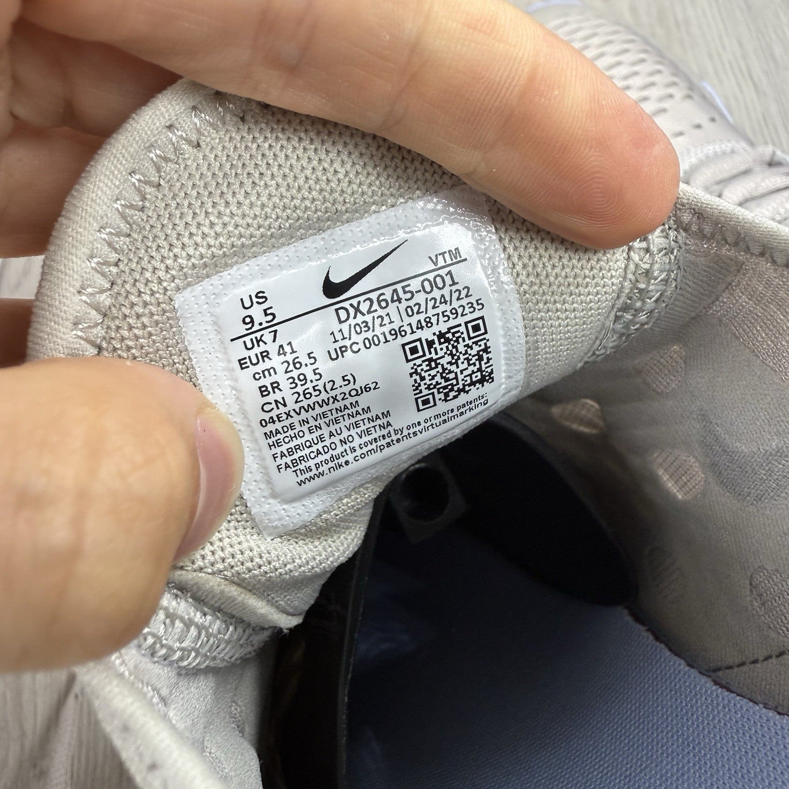 Nike Air Max 270 Essential Trainers Light Iron Ore UK7 DX2645-00115