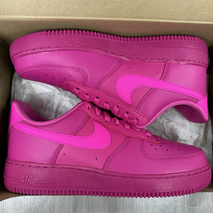Nike Air Force 1 Low ‘07 Trainers Fireberry Pink Size UK6 DD8959-6008