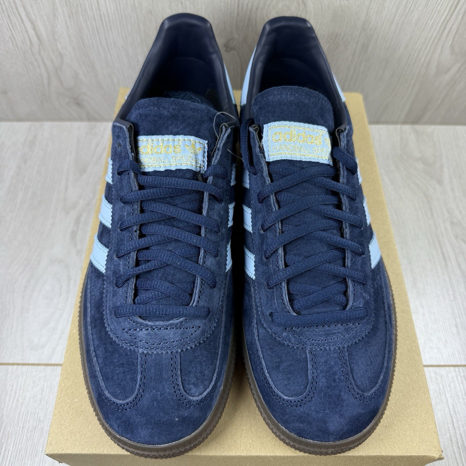 Adidas Handball Spezial Trainers Navy Clear Sky Gum Size UK8 BD76339