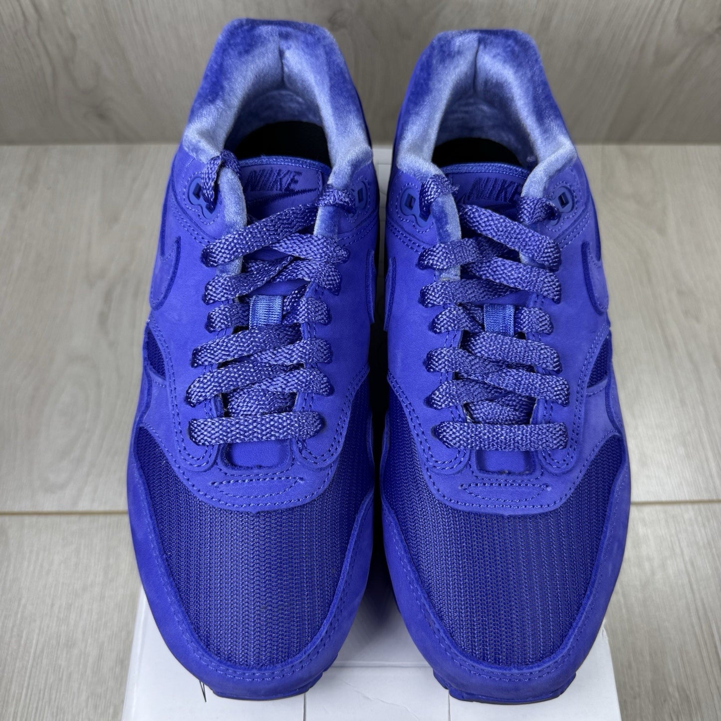 Nike Air Max 1 Trainers Triple Blue Size UK3.5 FJ8893-9008