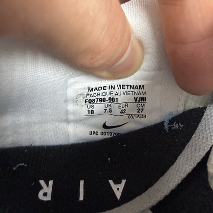 Nike Air Max 1 ID Trainers Grey White Size UK7.5 F08790-90112